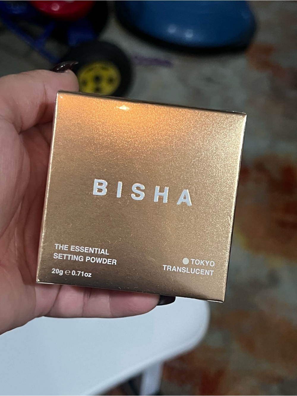 ISH (BISHA) The Essential Setting Powder - Shimmery Gold Packaging
